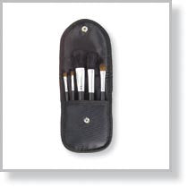 30% OFF - Short Handle Brush Set, 5 Pieces With Case